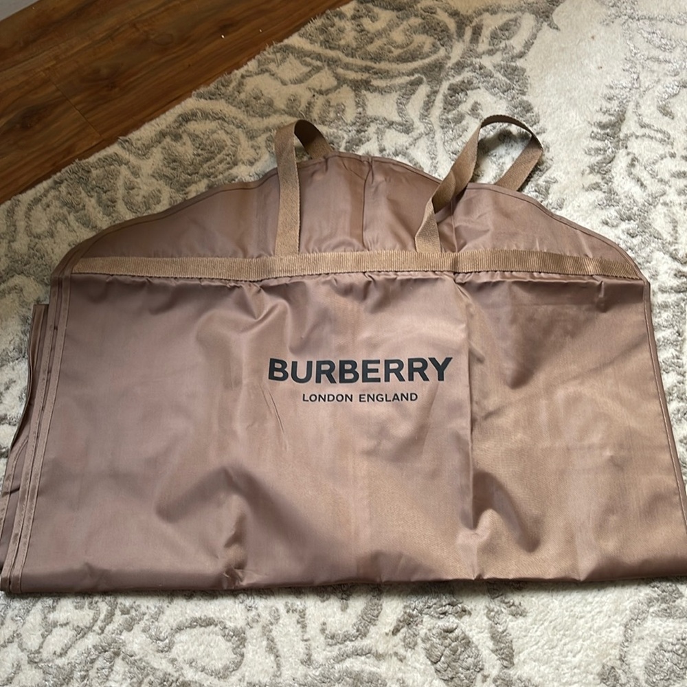 Burberry Brown/Tan Garment Bag Travel Cover